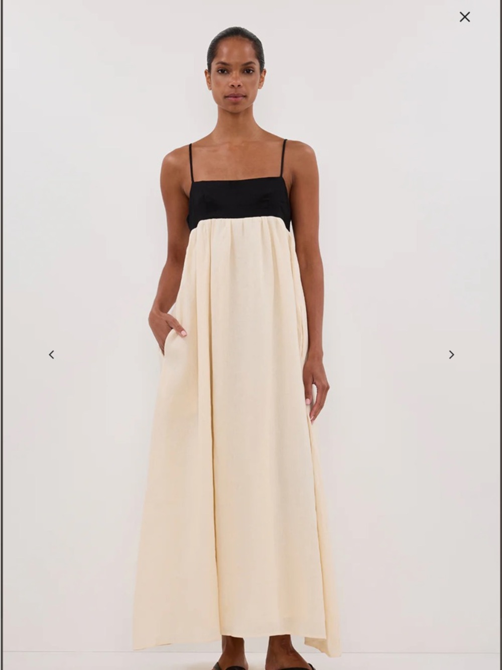 Nwt dissh Elena buttermilk linen dress - us 8